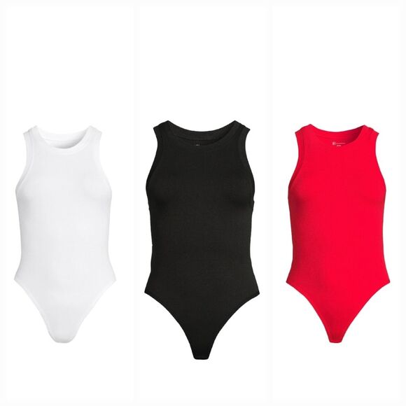 No Boundaries Juniors Round Neck Sleeveless, Bodysuit Size Small (3-5) - Picture 5 of 7